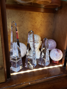 Glass Crystal Obelisks 